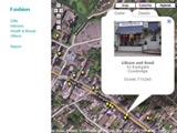 Maps showing exact location and photo of every shop in Cowbridge