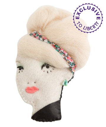 Brigitte Swinging Sixties Brooch