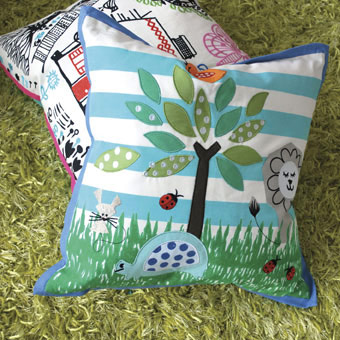 Wildlife Kids Cushion