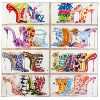 Manolo Blahnik Silk Scarf