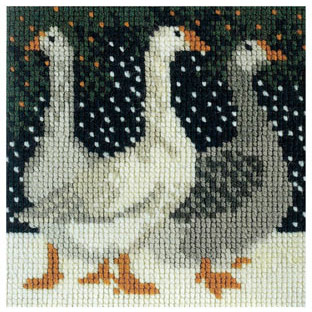 Snow Geese Mini Tapestry Kit