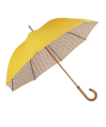 Yellow Shoe Print Umbrella