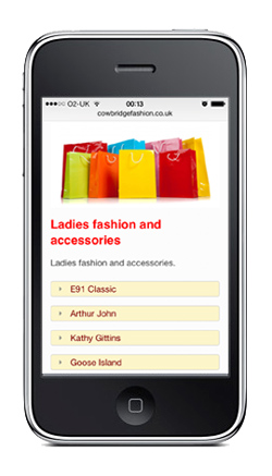 Cowbridge Fashion Mobile Screenshot